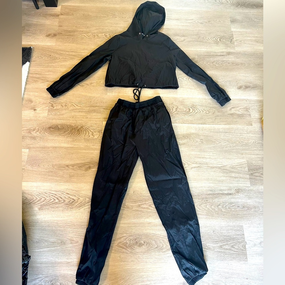 Black jogging suite